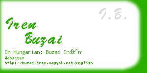 iren buzai business card
